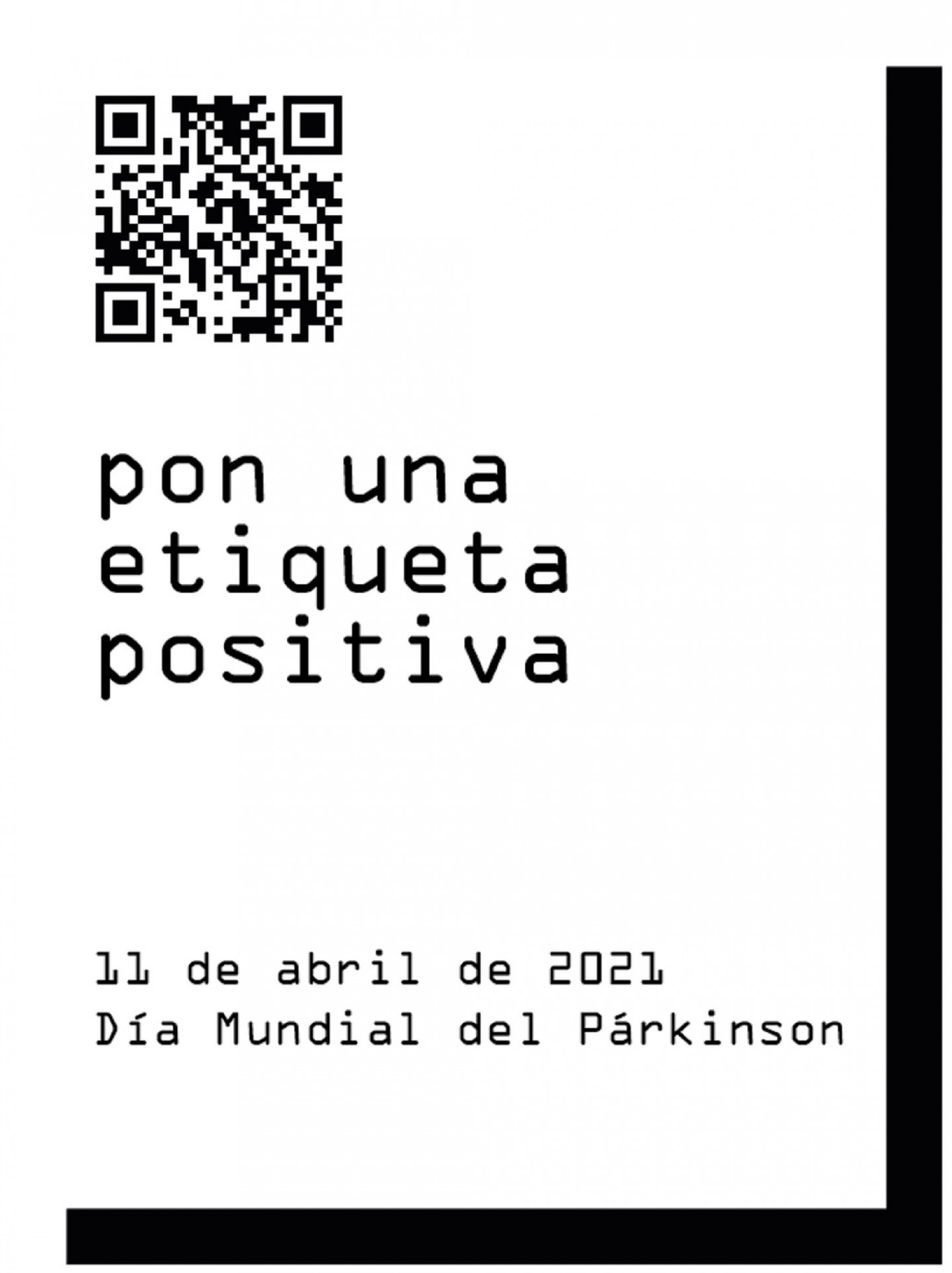 Día Mundial del Párkinson con el lema "pon una etiqueta positiva"