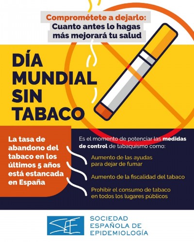 Día Mundial Sin Tabaco, cuanto antes lo dejes, mejor para tu salud